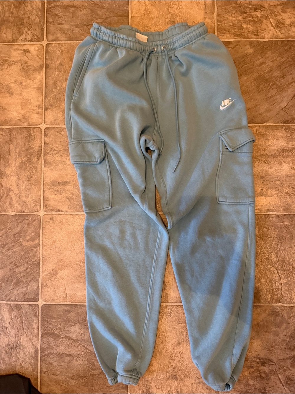 Nike Men’s Blue Cargo Jogger Pants
